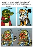 anthro baby female humor male tail text young jesie janks jesie_(character) alligator alligatorid crocodilian felid hybrid jaguar mammal pantherine reptile scalie comic english_text meme