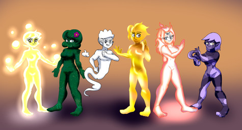 3_eyes 5_fingers 5_toes accessory alternate_species barbie_doll_anatomy bare_chest barefoot blue_eyes breasts brown_eyes featureless_breasts featureless_crotch feet female fighting_pose fingers fire flaming_hair flower flower_in_hair gesture gradient_background green_body green_hair group hair hair_accessory hand_gesture hand_out humanoid_pointy_ears lineup looking_at_viewer male mouth_closed multi_eye nude nude_female nude_humanoid nude_male plant pointing pointing_at_self pointy_ears pose pseudo_hair purple_body purple_eyes purple_flower purple_hair shadow short_hair simple_background smile tasteful_nudity thumbs_up toes white_hair moderneddy01 disney the_owl_house amity_blight boscha_(the_owl_house) gus_porter hunter_(the_owl_house) luz_noceda willow_park abomination_(the_owl_house) air_creature air_humanoid elemental_creature elemental_humanoid fire_creature fire_humanoid flora_fauna humanoid light_creature plant_humanoid 2023 absurd_res digital_drawing_(artwork) digital_media_(artwork) english_description hi_res