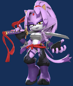 alternate_costume alternate_hairstyle anthro arm_tattoo breasts cleavage clothed clothing female fingerless_gloves fur gloves handwear holding_katana holding_melee_weapon holding_object holding_sword holding_weapon katana melee_weapon purple_body purple_fur simple_background solo sword tattoo transparent_background weapon m0lag sega sonic_the_hedgehog_(series) blaze_the_cat domestic_cat felid feline felis mammal 2025 3d_(artwork) alpha_channel digital_media_(artwork)