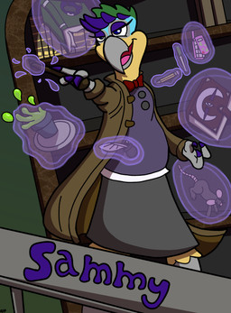 anthro female magic_user solo witch avian bird macaw neotropical_parrot parrot true_parrot absurd_res hi_res