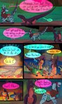absurd_res campfire comic cooking dinosaur dragon dragonscape drekir dromaeosaurid english_text extinct female feral forest forl forl_(thepatchedragon) group hi_res male mythological_creature mythological_scalie mythology oli_(thepatchedragon) piker piker_(thepatchedragon) plant post-apocalyptic prehistoric_species reptile sarah_(thepatchedragon) scalie tail text thepatchedragon theropod tree tribal tribal_clothing tribal_paint