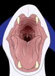 ambiguous_form ambiguous_gender bodily_fluids fangs mouth_shot open_mouth saliva solo teeth uvula magpie_magnetism nintendo pokemon generation_2_pokemon legendary_pokemon lugia pokemon_(species) scalie absurd_res alpha_channel hi_res