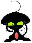 animal_genitalia animal_penis balls bodily_fluids erection feline_genitalia feline_penis genital_fluids genitals green_eyes male penis precum presenting presenting_penis solo spread_legs spreading bakap miraculous_ladybug plagg_(miraculous_ladybug) domestic_cat felid feline felis kwami mammal