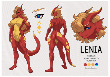 anthro big_breasts biped breasts butt claws countershade_torso countershading feet female fingers front_view hair horn navel non-mammal_breasts non-mammal_hair non-mammal_navel nude nude_anthro nude_female rear_view smile solo standing tail text toes pgm300 mythology dragon mythological_creature mythological_scalie scalie 2026 absurd_res character_name digital_drawing_(artwork) digital_media_(artwork) english_text hi_res