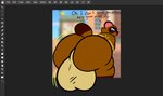 anthro balls big_balls big_butt breaking_the_fourth_wall brown_body brown_fur butt drawing_program fur genitals huge_balls huge_butt hyper hyper_balls hyper_butt hyper_genitalia looking_back male nude simple_background solo tail text notabird animal_crossing nintendo tom_nook_(animal_crossing) canid canine mammal raccoon_dog tanuki 2024 digital_drawing_(artwork) digital_media_(artwork) english_text hi_res