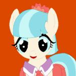 female licking simple_background smile solo tongue tongue_out transparent_background tomdantherock friendship_is_magic hasbro my_little_pony coco_pommel_(mlp) earth_pony equid equine horse mammal pony 1:1 2014 alpha_channel animated low_res short_playtime