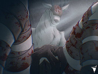 animal_genitalia animal_vulva anthro bandage blood bodily_fluids canine_genitalia canine_vulva close-up covered_eyes female fur genital_focus genitals sharp_teeth solo spread_legs spread_vulva spreading teeth vulva vulva_focus white_body white_fur wraps bmbrigand bloodborne fromsoftware mythology sony_corporation sony_interactive_entertainment vicar_amelia beast_(bloodborne) canid canine mammal monster mythological_canine mythological_creature werecanid werecanine werecreature werewolf 2024 digital_drawing_(artwork) digital_media_(artwork)