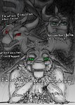 anthro feeling personal_announcement real text nero_eternity_(artist) absurd_res english_text hi_res partially_colored