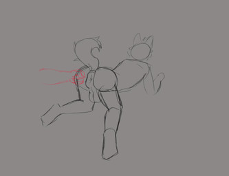 anal anal_fisting anal_penetration animated_gif anthro anus balls butt duo fisting fur genitals hair male male/male nude penetration puffy_anus sex simple_background lino_the_lion canid canine mammal animated short_playtime sketch