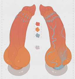 animal_genitalia animal_penis canine_genitalia canine_penis disembodied_penis erection genitals knot male penile_spines penis pink_penis sheath simple_background spiked_penis spikes spikes_(anatomy) vein veiny_penis white_background ravedoq hi_res model_sheet