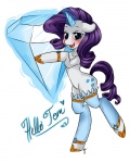 blue_eyes blush clothing cutie_mark female feral fur hair heart_symbol horn magic purple_hair simple_background solo tail text white_background white_body white_fur tiki_san friendship_is_magic hasbro my_little_pony mythology rarity_(mlp) equid equine mammal mythological_creature mythological_equine unicorn 2013 4:5 english_text hi_res signature