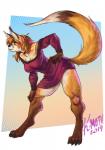 anthro biped claws clothing dress female freckles green_eyes hair long_ears muscular muscular_anthro muscular_female quadriceps red_hair solo vulap wide_hips kmoth autumn_(praexon) canid canine fox mammal red_fox true_fox 2019