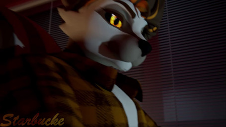 anthro blinds bottomwear brown_hair chair clothing computer electronics fart feces fur furniture grey_body grey_fur hair male on_chair pants pattern_clothing pattern_shirt pattern_topwear pawpads paws plaid plaid_clothing plaid_shirt plaid_topwear shirt sitting sitting_on_chair skunk_tail soiling solo tail thick_tail topwear yellow_eyes starbucke alber hyenid_(species) mammal mephitid skunk 16:9 3d_(artwork) 3d_animation animated digital_media_(artwork) hi_res long_playtime sound webm widescreen