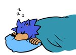 anthro black_eyebrows black_nose blue_blanket blue_body blue_fur blue_pillow eyebrows eyes_closed fur head_on_pillow male mouthless multicolored_body pillow simple_background sleeping solo sound_effects tan_body tan_inner_ear tan_skin two_tone_body under_blanket vowelless vowelless_sound_effect white_background zzz beastofeuthanasia sega sonic_the_hedgehog_(series) sonic_the_hedgehog eulipotyphlan hedgehog mammal 2025 digital_drawing_(artwork) digital_media_(artwork) english_description flat_colors
