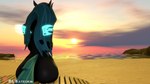 16:9 3d_(artwork) absurd_res anthro anthrofied arthropod beach beach_chair big_butt bikini bikini_bottom bikini_thong bikini_top butt chair changeling clothing cloud digital_media_(artwork) english_text equid equine evening female friendship_is_magic furniture glowing glowing_wings hasbro hi_res hiding_face horn horse hug insect_wings long_nails mammal my_little_pony olkategrin on_chair pony queen_chrysalis_(mlp) rock sand sea seaside self_hug sitting sitting_on_chair sky small_waist small_wings solo source_filmmaker_(artwork) spread_wings stylized stylized_text summer sun swimwear text thong two-piece_swimsuit underwear wallpaper water watermark wide_hips widescreen wings