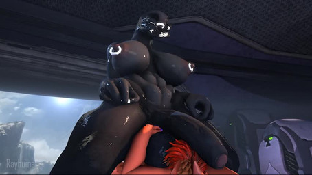 abs anal anal_penetration anthro anthro_on_bottom ball_grab balls big_balls big_breasts big_penis bouncing_balls bouncing_penis breasts duo flaccid foreskin fur genitals gynomorph gynomorph/male gynomorph_on_top gynomorph_penetrated hair huge_balls huge_breasts huge_penis intersex intersex/male intersex_on_top intersex_penetrated larger_gynomorph larger_intersex long_ears looking_pleasured male male_on_bottom male_penetrating male_penetrating_gynomorph male_penetrating_intersex nipple_piercing nipples nude on_bottom on_top penetration penile penile_penetration penis penis_in_ass piercing red_body red_fur red_hair sex size_difference smaller_male rayhuma halo_(series) microsoft xbox_game_studios korey_(koreyvee) ter'ssa alien human lagomorph leporid mammal rabbit sangheili 2023 3d_(artwork) 3d_animation animated digital_media_(artwork) high_framerate no_sound short_playtime source_filmmaker_(artwork) video