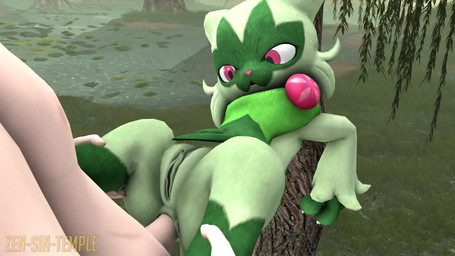 anal anal_penetration anthro anus butt clitoris duo erection female female_penetrated genitals green_vulva humanoid_genitalia humanoid_penis interspecies male male/female male_penetrating male_penetrating_female penetration penile penile_penetration penis penis_in_ass pokephilia sex vulva zensintemple nintendo pokemon floragato generation_9_pokemon human mammal pokemon_(species) 16:9 2022 3d_(artwork) 3d_animation animated digital_media_(artwork) hi_res loop no_sound short_playtime source_filmmaker_(artwork) video widescreen