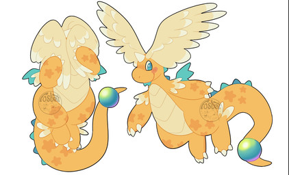 ambiguous_gender anthro blush blush_lines claws feathered_wings feathers hiding_face markings orange_body shy simple_background smile solo star_(marking) tail tan_body tan_feathers teal_eyes unusual_wing_placement wings fosbat mythology nintendo pokemon dragon generation_9_pokemon mega_dragonite mega_evolution mythological_creature mythological_scalie pokemon_(species) scalie 2025 hi_res signature