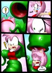 ambiguous_gender amy_rose angeloid003 anthro comic duo eulipotyphlan female female/ambiguous female_prey flower forced hedgehog hi_res imminent_vore mammal monster_pred panel_skew plant plant_pred sega sonic_the_hedgehog_(series) unwilling_prey vore