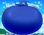 air_inflation air_tank anthro belly belly_expansion big_belly big_breasts big_butt black_bottomwear black_bra black_clothing black_eyebrows black_shorts black_underwear blue_body blue_ears blue_hose blue_tail blue_wings bottomwear bra breasts building butt city clothing cloud creaking expansion eyebrows eyelashes female floating hill horn hose hose_in_mouth hose_inflation huge_belly huge_breasts huge_butt hyper hyper_belly hyper_inflation inflation motion_lines mountain onomatopoeia outside plant sharp_teeth shorts sky smile solo sound_effects swelling tail teeth text tree underwear wings yellow_eyes day-tripper-guy mythology blue_(day-tripper-guy) dragon mythological_creature mythological_scalie scalie 2024 colored digital_media_(artwork) hi_res shaded