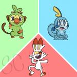 ambiguous_gender anthro bandage blue_background buckteeth color_partitioning feral fur green_background long_ears open_mouth partitioning pink_background semi-anthro simple_background smile solo starter_trio teeth pawneschhe_(artist) nintendo pokemon generation_8_pokemon grookey lagomorph mammal pokemon_(species) primate reptile scalie scorbunny sobble 1:1 2019 digital_media_(artwork)