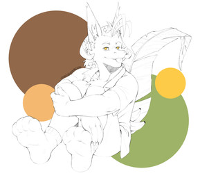accessory anthro banana blep clothing feet flower flower_in_hair food foot_focus footwear fruit fur grass_hair hair hair_accessory holding_both_legs hugging_legs leaf leaf_tail male plant sitting socks solo tail tongue tongue_out moodysterdog kalei_(hydro19) elemental_creature flora_fauna furred_kobold furred_scalie hybrid kobold scalie absurd_res hi_res