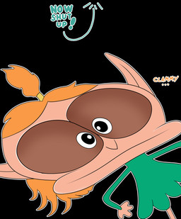 black_background black_eyebrows black_eyes breasts clothed clothing crown dress eyebrows female flattened green_clothing green_dress hair headgear humanoid_pointy_ears light_body light_skin long_ears long_hair offscreen_character orange_hair outline pointy_ears ponytail simple_background solo text tiara white_outline oddrich elf_comic nickelodeon spongebob_squarepants elf_(merrivius) elf humanoid absurd_res english_text hi_res meme
