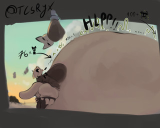 ambiguous_anthro ambiguous_gender ambiguous_prey anthro anthro_pred anthro_prey arrow_pointing_to_belly beach belly belly_on_ground big_belly big_butt biped black_clothing black_eyeshadow black_legwear black_stockings black_text black_thigh_highs bodily_noises border bottomless bottomless_anthro bottomless_female butt calling_for_help churn clothed clothed_anthro clothed_female clothing cloud contextual_arrow count curved_text death death_count digestion digestion_noises directional_arrow disembodied_hand ears_back evening eyeshadow fat_legs fatal_vore female female_anthro female_pred floating_whiskers fully_inside fur ghost_hand green_text grey_belly grey_body grey_border grey_butt grey_clothing grey_ears grey_face grey_fur grey_hoodie grey_legs grey_tail grey_topwear group half-closed_eyes hanging_tongue head_back holding_character hood_down hoodie huge_belly huge_butt huge_hips huge_thighs hyper hyper_belly iconography imminent_death imminent_oral_vore imminent_vore ineffective_clothing legwear light long_sleeves looking_up_at_another low-angle_view makeup mass_vore monotone_belly monotone_body monotone_butt monotone_clothing monotone_face monotone_fur monotone_hoodie monotone_legs monotone_tail monotone_topwear motion_lines mph! muffled multiple_prey narrowed_eyes number onomatopoeia open_mouth oral_vore outside pink_tongue pivoted_ears pointy_ears prey_count prick_ears rumbling_stomach sand seaside skull_and_crossbones sky soft_vore solo_focus sound_effects standing stockings sunset tail text thick_thighs thigh_highs tight_thigh_highs tongue tongue_out topwear torn_clothing torn_legwear torn_stockings torn_thigh_highs twitter_handle unwilling_prey vore vowelless vowelless_sound_effect vowelless_vocalization water wide_hips tcsrjx emily_(tcsrjx) domestic_cat felid feline felis mammal 2025 5:4 digital_media_(artwork) digital_painting_(artwork) english_description english_text hi_res lighting painting_(artwork) shaded signature soft_shading