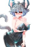 ahoge big_breasts blush breasts cleavage clothed clothing female fishnet_clothing fishnet_legwear grey_hair hair huge_breasts legwear leotard open_mouth red_eyes short_hair solo tights sabitare touhou nazrin animal_humanoid humanoid mammal mammal_humanoid mouse_humanoid murid murid_humanoid murine murine_humanoid rodent rodent_humanoid absurd_res hi_res