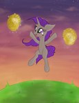 blush cloud evening eyelashes female feral grass grey_hooves hooves horn legs_up light long_mane long_tail mane midair open_mouth open_smile outside plant pom_poms purple_eyes purple_mane purple_tail quadruped shooting_star sky smile solo sparkles star starry_sky tail unicorn_horn rakkyoarts hasbro my_little_pony mythology fan_character rakkyo_(rakkyoarts) equid equine mammal mythological_creature mythological_equine unicorn 2015 colored digital_drawing_(artwork) digital_media_(artwork) hi_res lighting shaded signature