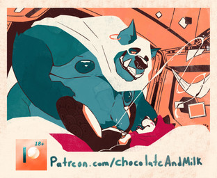 anal anal_orgasm anal_penetration anthro anthro_on_anthro anthro_penetrated anthro_penetrating anthro_penetrating_anthro belly big_belly blue_body blue_fur blue_nipples blush bodily_fluids brown_body brown_fur cheek_tuft cum cumshot duo ear_piercing ear_ring ejaculation facial_tuft fangs fur genital_fluids grin hands-free head_tuft leg_grab leg_markings male male/male male_penetrated male_penetrating male_penetrating_male markings moobs narrowed_eyes nipples obese obese_anthro obese_male open_mouth orange_markings orgasm overweight overweight_anthro overweight_male penetration piercing red_tongue ring_piercing sex smile teeth text tongue tongue_out tuft white_body white_fur chocolateandmilk canid canine mammal hi_res url
