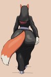 anthro big_butt biped butt clothed clothing dipstick_tail female footwear fully_clothed fur furgonomics hair high_heels huge_butt markings nun nun_habit nun_outfit orange_body orange_fur rear_view red_hair religious_clothing shoes simple_background solo tail tail_markings thick_thighs walking wide_hips jindragowolf edith_bellbottom canid canine fox mammal 2024 2:3 animated loop short_playtime