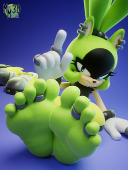5_toes anthro barefoot clothed clothing feet female foot_focus gloves handwear smile soles solo toes white_clothing white_gloves white_handwear milkmeister3d idw_publishing sega sonic_the_hedgehog_(comics) sonic_the_hedgehog_(idw) sonic_the_hedgehog_(series) surge_the_tenrec afrosoricid mammal tenrec 3:4 3d_(artwork) 3d_animation animated digital_media_(artwork) no_sound short_playtime webm