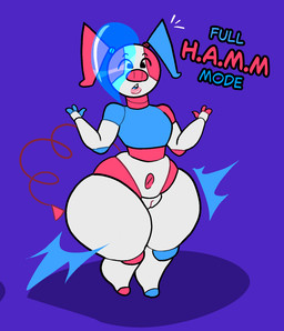 female genitals huge_hips huge_thighs machine pig_nose pigtails robotic shortstack solo stripper thick_thighs vulva wide_hips inkyproduction animatronic domestic_pig humanoid mammal robot robot_anthro suid suine sus_(pig) hi_res