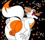 alternate_species anus backsack balls barely_visible_anus big_butt butt femboy fur furrification genitals lips lipstick makeup male nipples purple_lips purple_lipstick solo white_body white_fur artemthehalf five_nights_at_freddy's five_nights_at_freddy's_world scottgames lolbit_(fnaf) canid canine fox mammal alpha_channel