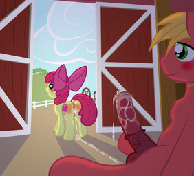 after_sex animal_genitalia animal_penis barn bodily_fluids breasts butt cloud crotch_breasts cum cum_in_vagina cum_inside cum_on_penis cutie_mark door duo equine_genitalia equine_penis erection farm female feral genital_fluids genitals male male/female penis plant sweet_apple_acres tree vaginal young vixkra friendship_is_magic hasbro my_little_pony apple_bloom_(mlp) big_macintosh_(mlp) equid equine horse mammal pony absurd_res hi_res brother_(lore) brother_and_sister_(lore) incest_(lore) sibling_(lore) sister_(lore)