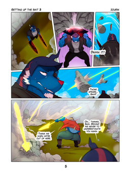 5_fingers anthro armor biceps blue_body blue_eyes blue_fur building clothed clothed_anthro clothed_male clothing debris detailed_background dialogue duo exclamation_point eye_patch eyewear facial_hair fangs fingers forearm_muscles fur hair headgear helmet humanoid_hands ice jacket long_hair male melee_weapon muscular muscular_anthro muscular_male open_mouth polearm red_nose spear speech_bubble standing sword tail teeth text tongue topwear weapon white_body white_fur white_hair yellow_body zourik nintendo pokemon coach_sam_(zourik) lieutenant_sousuke_(zourik) generation_5_pokemon generation_8_pokemon hisuian_form hisuian_samurott pokemon_(species) regional_form_(pokemon) samurott 3:4 absurd_res comic english_text hi_res
