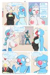 2023 2:3 annoyed anthro anthrofied areola big_breasts blue_body blue_eyes box brandy_(lysergide) breasts brionne cane carol_(lysergide) clothing comic container daughter_(lore) delibird dialogue dress ellipsis english_text exclamation_point eyes_closed female folder generation_2_pokemon generation_4_pokemon generation_7_pokemon genitals green_eyes greeting grey_body group half-closed_eyes hi_res jerry_(lysergide) lucario lysergide male mature_anthro mature_female mother_(lore) mother_and_child_(lore) mother_and_daughter_(lore) ms._ackerman_(lysergide) multicolored_body narrowed_eyes necktie nintendo nipples nude parent_(lore) parent_and_child_(lore) parent_and_daughter_(lore) pink_areola pink_nipples pink_nose pokemon pokemon_(species) prilly_(lysergide) primarina purugly pussy question_mark speech_bubble suit text two_tone_body url