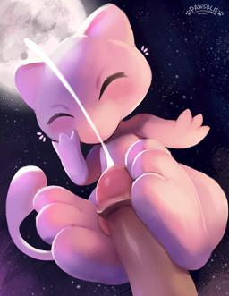3_toes ambiguous_gender anthro bodily_fluids cum detailed_background ejaculation erection feet first_person_view foot_fetish foot_play footjob fur genital_fluids genitals human_pov male night pawpads penile penis pink_body pink_fur pink_pawpads sex solo toes two-footed_footjob pawsolie nintendo pokemon generation_1_pokemon human legendary_pokemon mammal mew_(pokemon) pokemon_(species) absurd_res digital_media_(artwork) hi_res