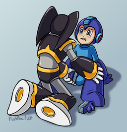 2014 android anthro balls bass blush capcom cuntboy headgear helmet intersex male mega_man_(character) mega_man_(series) open_mouth penis plus5pencil pussy sex sitting spread_legs spreading video_games
Rating: Explicit
Score: 2
User: forkU
Date: April 23, 2014