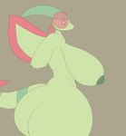 anthro areola big_breasts big_butt breasts butt dipstick_tail female green_areola green_eyes green_nipples green_tail grey_background huge_breasts huge_butt huge_thighs looking_down markings nipples non-mammal_breasts non-mammal_nipples red_tail_tip side_view simple_background solo striped_markings striped_tail stripes tail tail_markings thick_thighs pleasantlyplumpthiccness nintendo pokemon antlion arthropod flygon generation_3_pokemon insect pokemon_(species) 2024 colored digital_media_(artwork) flat_colors hi_res