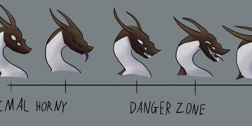 4_eyes ambiguous_gender brown_body countershading empty_eyes eyes_closed feral horn multi_eye open_mouth simple_background smile solo teeth text tongue tongue_out white_body white_countershading tomskeleton mythology kalra dragon mythological_creature mythological_scalie scalie absurd_res english_text headshot_portrait hi_res portrait