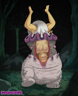 ambiguous_gender ambiguous_pred areola belly big_belly big_breasts biped blonde_hair blush bodily_fluids breasts clenched_teeth clothed clothing darkness diaper diaper_only diapered_prey embarrassed exposed_breasts fangs feces feet female feral grass green_eyes hair huge_belly huge_breasts nipples open_mouth oral_vore plant pointy_ears pooping predator/prey princess rock royalty sharp_teeth soiled_diaper soiling soiling_diaper soiling_prey solo stubby_legs stuck teeth topless trapped tree unclean_diaper underground upside_down used_diaper using_diaper vein vore wearing_diaper 34qucker nintendo the_legend_of_zelda princess_zelda hylian like_like monster absurd_res hi_res