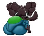 4_toes 5_fingers anthro balls big_balls big_bulge big_muscles big_pecs big_penis black_body black_fur black_nipples bottomwear bulge clothing digitigrade feet fingers flexing fur genitals huge_balls huge_bulge huge_muscles huge_pecs huge_penis hyper hyper_balls hyper_bulge hyper_genitalia hyper_muscles hyper_nipples hyper_pecs hyper_penis male muscular muscular_anthro muscular_male nipples pants pecs penis shirt simple_background solo standing stretched_clothing toes topwear torn_clothing underwear white_background sachiel_666 mythology canid canine canis mammal mythological_canine mythological_creature werecanid werecanine werecreature werewolf wolf 2016