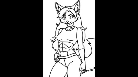 abs anthro balls_expansion big_muscles bra breast_expansion breasts butt butt_expansion choker clothing erection expansion female fingerless_gloves fluffy fluffy_tail genital_expansion genital_growth genitals gloves growth hair handwear herm huge_muscles humanoid_genitalia humanoid_penis hyper hyper_muscles intersex jewelry leggings legwear long_hair muscle_growth muscular necklace nipples penis penis_growth solo sports_bra sportswear standing tail transformation underwear vulva canid canine mammal animated hi_res long_playtime sound video