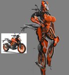 anthro breasts female machine motorcycle nude solo standing vehicle wheel agitype01 living_machine living_motorcycle living_vehicle handlebars_(disambiguation) digital_media_(artwork)