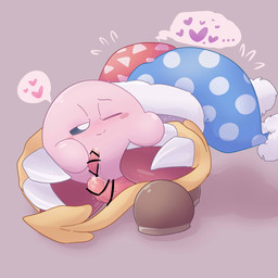 anal_prodding animal_genitalia anus biped blue_eyes blush blush_stickers bodily_fluids censor_bar censored_genitalia censored_penis closed_smile clothing duo ellipsis erection feet flying_sweatdrops fool's_hat genital_slit genitals grey_background hat headgear headwear heart_symbol holding_partner imminent_anal imminent_sex ineffective_censorship looking_at_another looking_at_partner looking_back looking_back_at_another looking_back_at_partner male male/male mouth_closed narrowed_eyes not_furry one_eye_closed penis penis_size_difference pink_anus pink_body pink_penis purple_body red_body simple_background smile speech_bubble sweat sweatdrop talons three-quarter_view toes vein veiny_penis wings ariarik_o0 kirby_(series) nintendo kirby marx_(kirby) waddling_head 1:1 2021 absurd_res censored digital_drawing_(artwork) digital_media_(artwork) hi_res