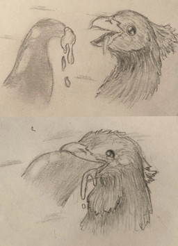 animal_genitalia animal_penis beak beak_fetish beak_play beak_sex beakjob bodily_fluids drooling duo feather_hair feather_tuft feathered_crest feathers fellatio feral genital_fluids genitals glistening glistening_genitalia glistening_penis head_crest leaking_precum male male/male musky_penis neck_bulge open_beak open_mouth oral oral_penetration penetration penile penis penis_nursing precum precum_in_mouth precum_on_penis pseudo_hair saliva scent sex sparkles sparkling_eyes tapering_penis tears tuft wet wet_penis don_frog. frogulus avian bird galliform peafowl phasianid graphite_(artwork) traditional_media_(artwork)
