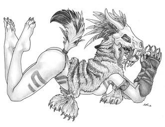 2014 anthro breasts feathers female horn looking_at_viewer lying mammal mustelid nude on_front raised_tail sabretoothed_ermine side_boob sketch skull solo tribal weasel
Rating: Questionable
Score: 17
User: TonyLemur
Date: September 03, 2014 2014 anthro breasts feathers female horn looking_at_viewer lying mammal mustelid nude on_front raised_tail sabretoothed_ermine side_boob sketch skull solo tribal weasel
Rating: Questionable
Score: 17
User: TonyLemur
Date: September 03, 2014