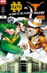 american_football anthro clothed clothing college duo fight hat headgear headwear male muscular muscular_male school sport text topless unknown_artist college_football espn marvel ncaa notre_dame_fighting_irish texas_longhorns bovid bovine cattle human leprechaun mammal texas_longhorn 2016 english_text official_art